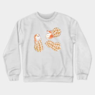 Pocchari peanuts cats Crewneck Sweatshirt